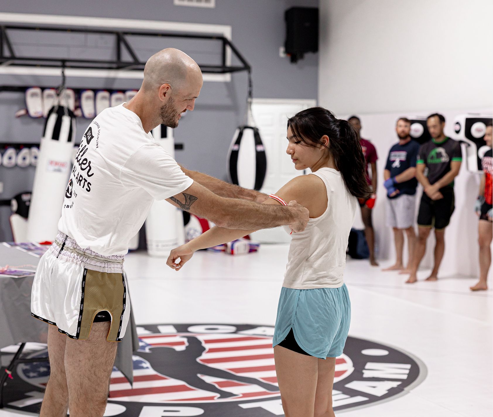 Coaching at Miller Martial Arts